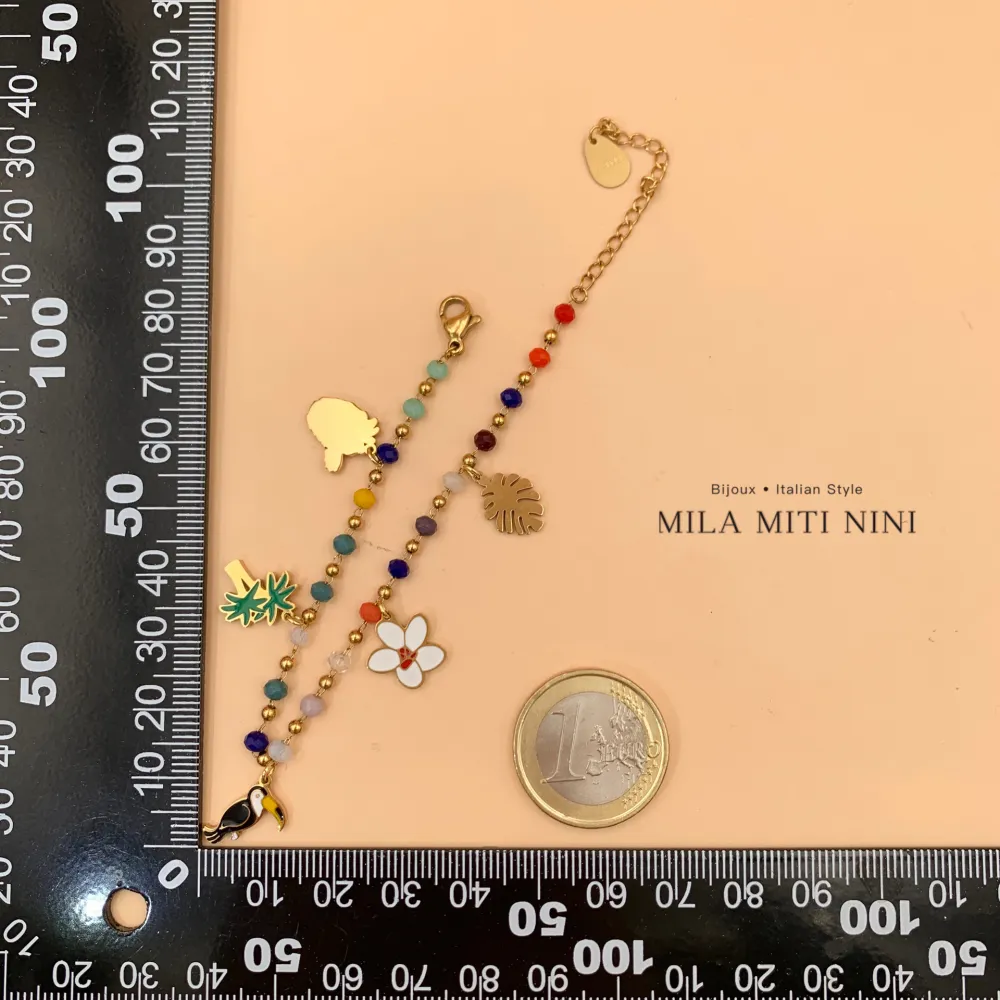 Tropicale Tucano Palma-Bracciale in Acciaio con Chiusura - BAC-413-1822