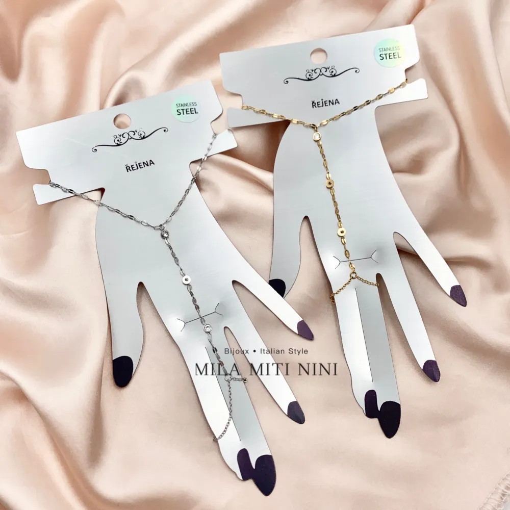 Catena e Punto Luce-Baciamano in Acciaio - BAC-413-1883