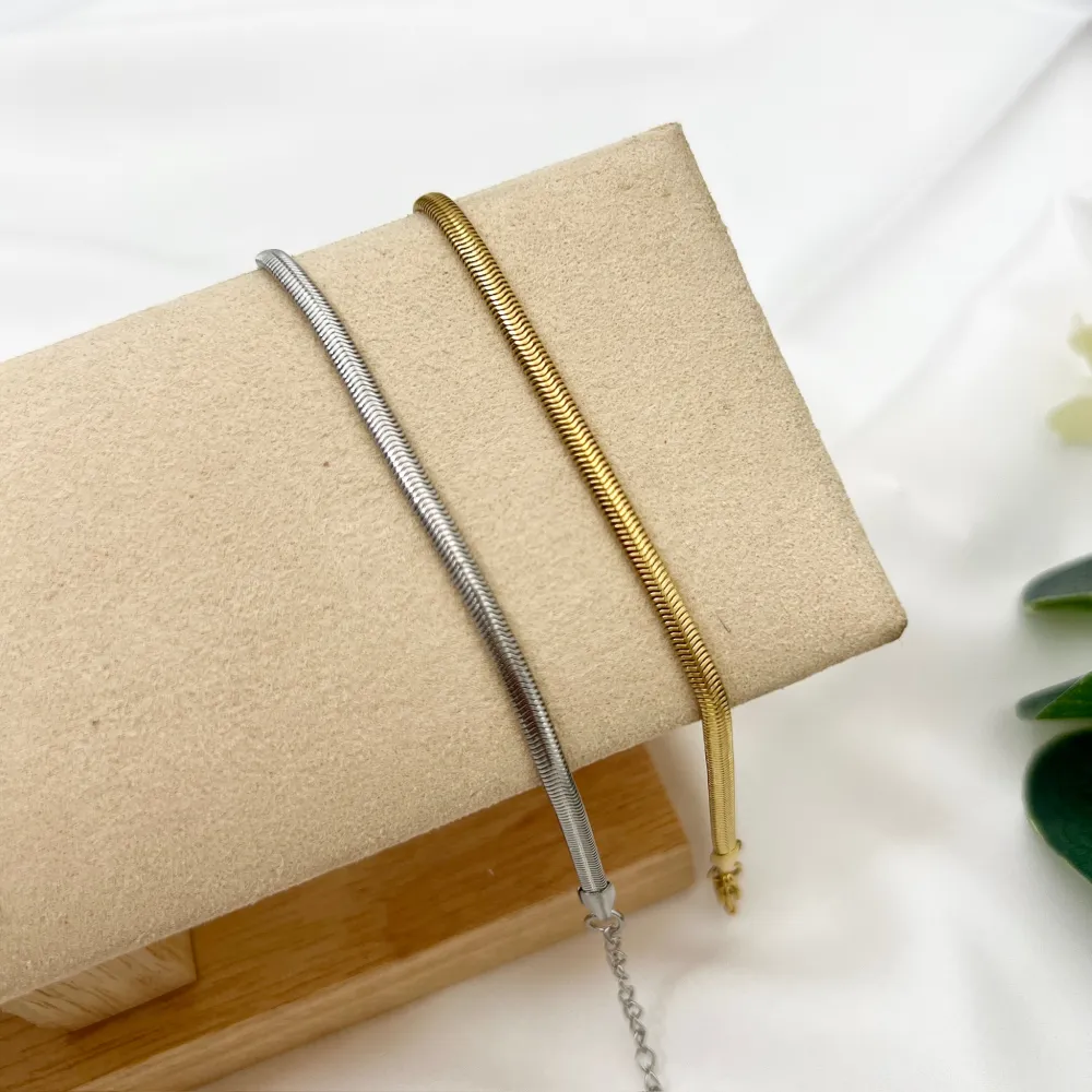 Serpente 3mm -Bracciale in Acciaio - BAC-413-3126