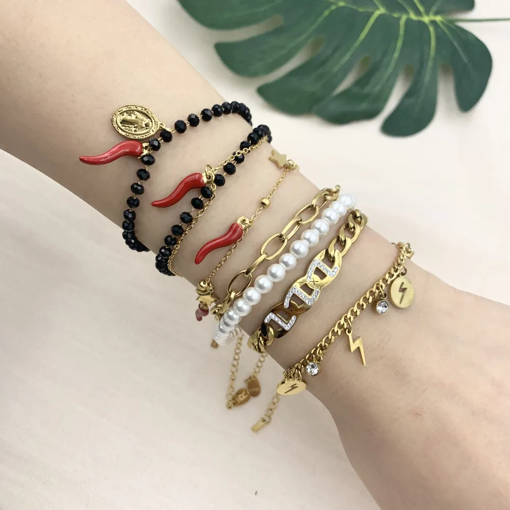 BAC7213-Fulmine- Bracciale in Acciaio - BAC-413-827