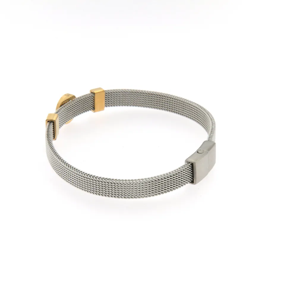 BAC-Adv 5516 - Bracciali con Chiusura in Acciaio - BAC-Adv 5516 - Bracciali con Chiusura in Acciaio