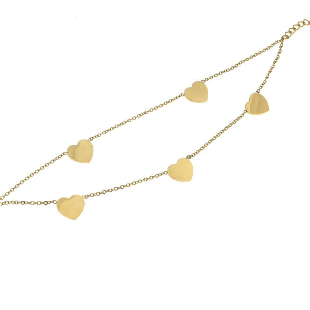 BAC-Cuore 5400 - Bracciale Doppio Filo in Acciaio - BAC-Cuore 5400 - Bracciale Doppio Filo in Acciaio