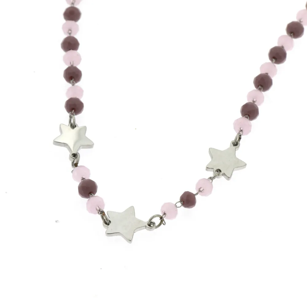 BAC-Tre Stelline 5289 - Bracciale in Acciaio - BAC-Tre Stelline 5289 - Bracciale in Acciaio