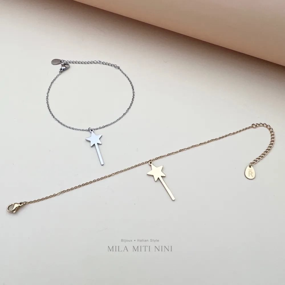 Bacchetta Magica-Bracciale in Acciaio con Chiusura - BAC413-1402