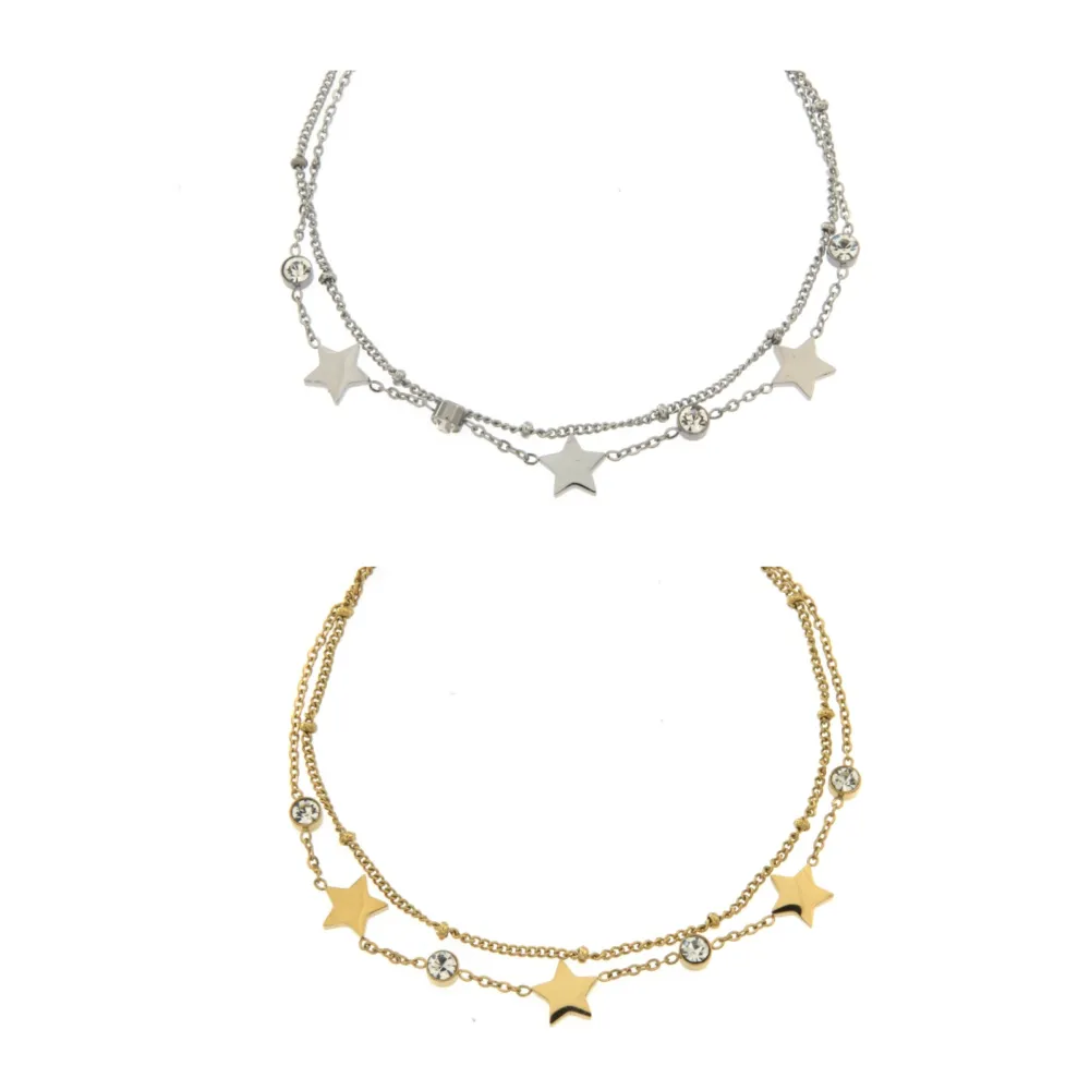 BAC5988-Stella P.luce-Bracciali in Acciaio con Chiusura - BAC413-727