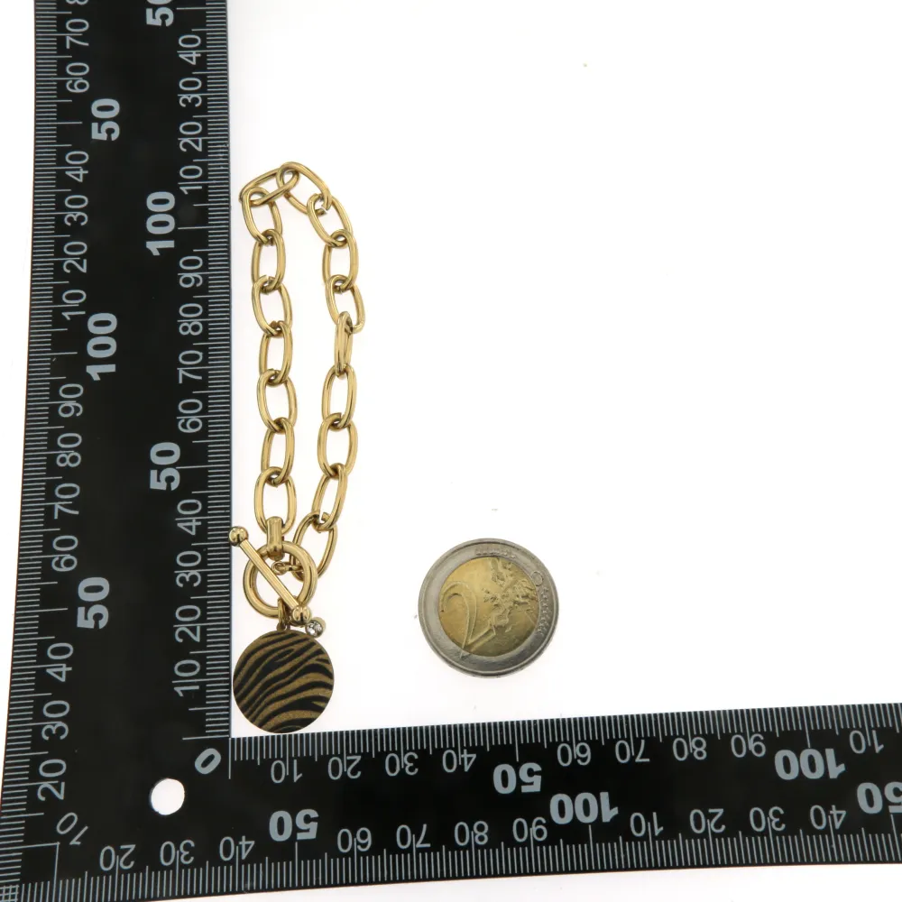 BAC6426-Animalier Tondo-Bracciale in Acciaio con Chiusura - BAC6426-Animalier Tondo-Bracciale in Acciaio con Chiusura