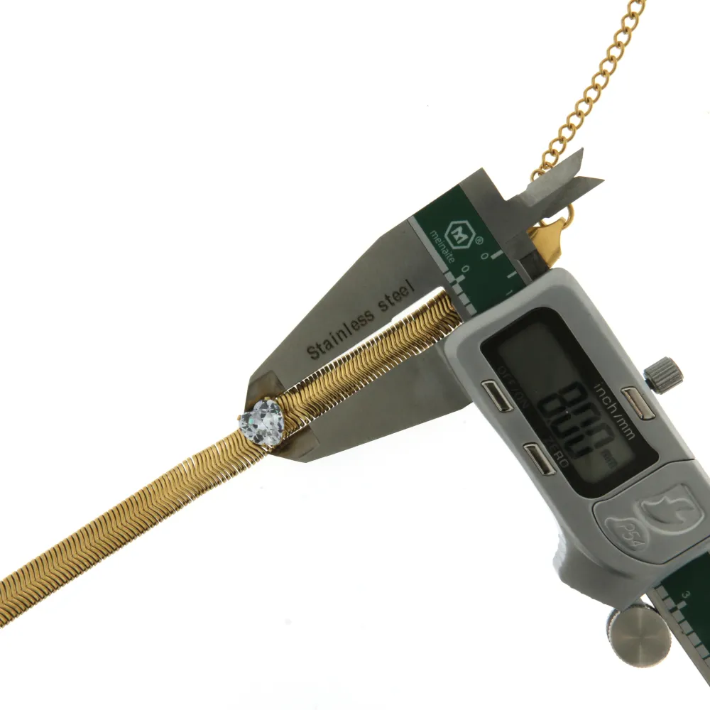 BAC6796-Serpente Cuore-Bracciale con Chiusura in Acciaio - BAC6796-Serpente Cuore-Bracciale con Chiusura in Acciaio