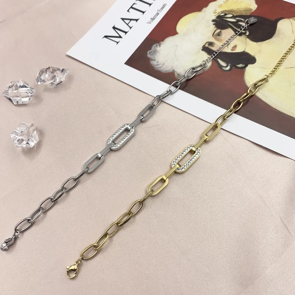 BAC7072-Ovale- Bracciale in Acciaio - BAC7072-Ovale- Bracciale in Acciaio