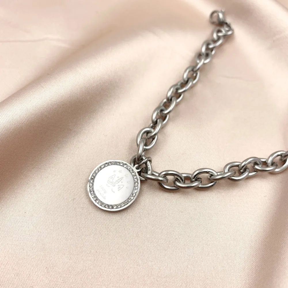 BAC7322-Unicorno 100% Amiche- Bracciale in Acciaio - BAC7322-Unicorno 100% Amiche- Bracciale in Acciaio