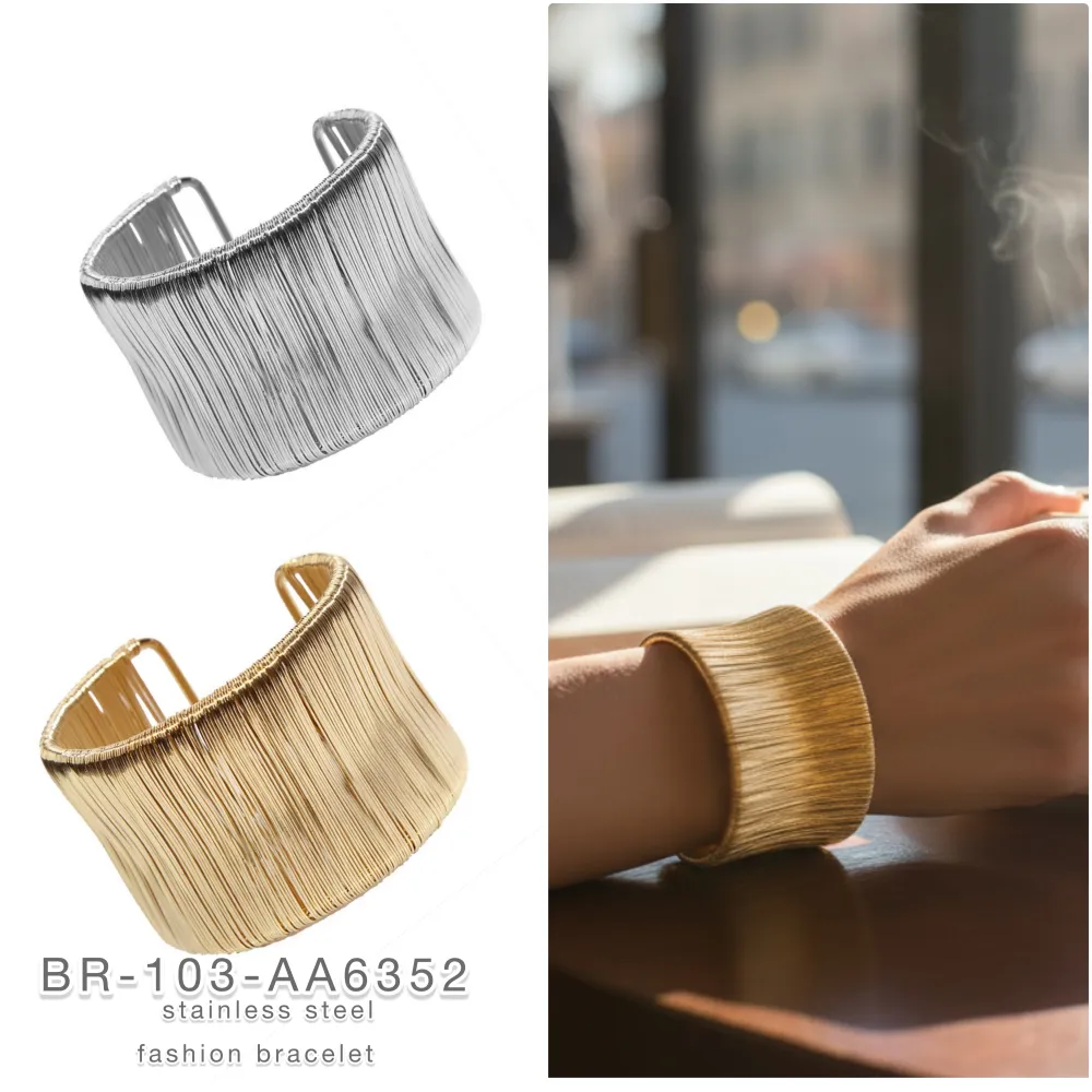 Multifili-Bracciale Rigido in Acciaio - BAR-103-AA6352B