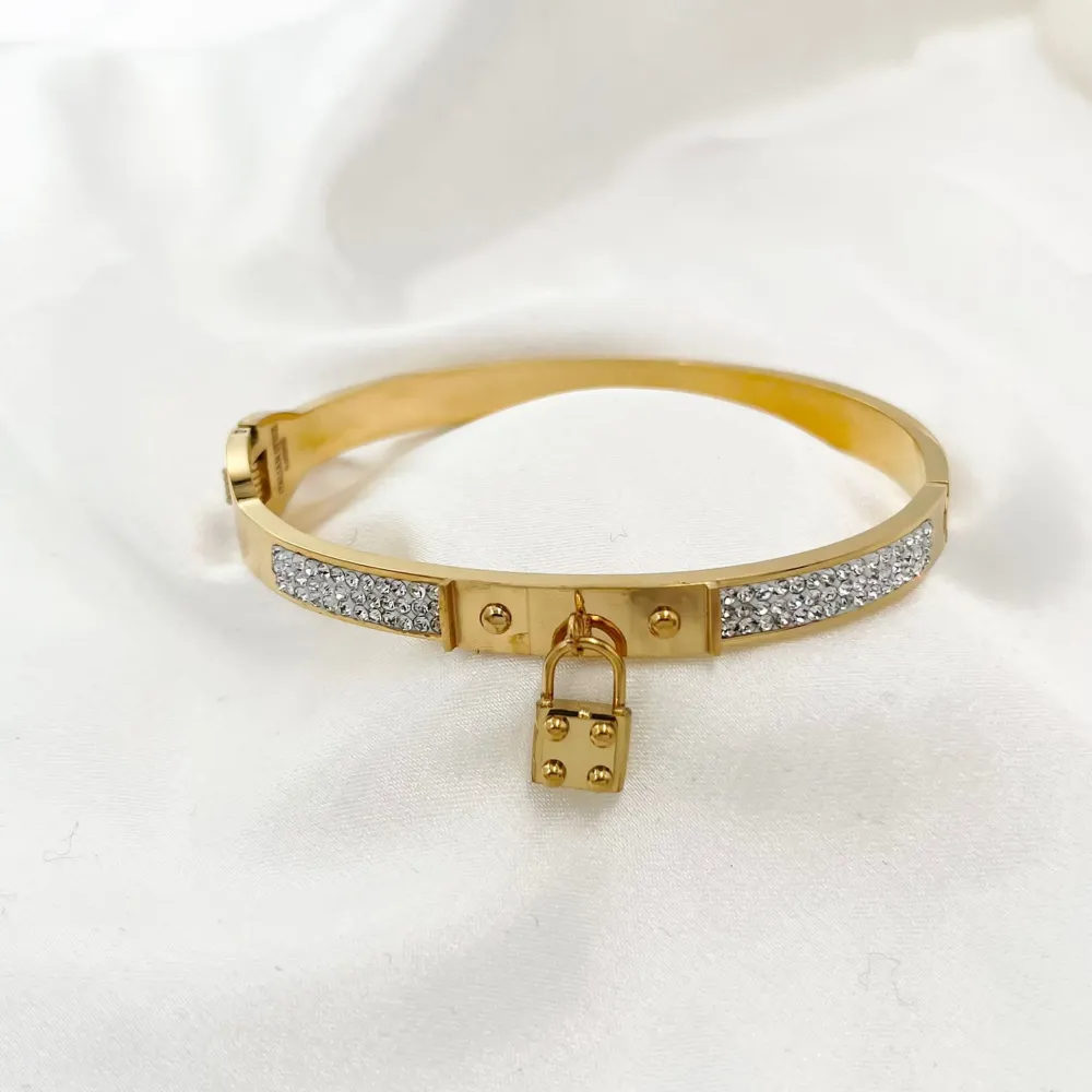 Lucchetto-Bracciale Rigido in Acciaio - BAR-413-1357