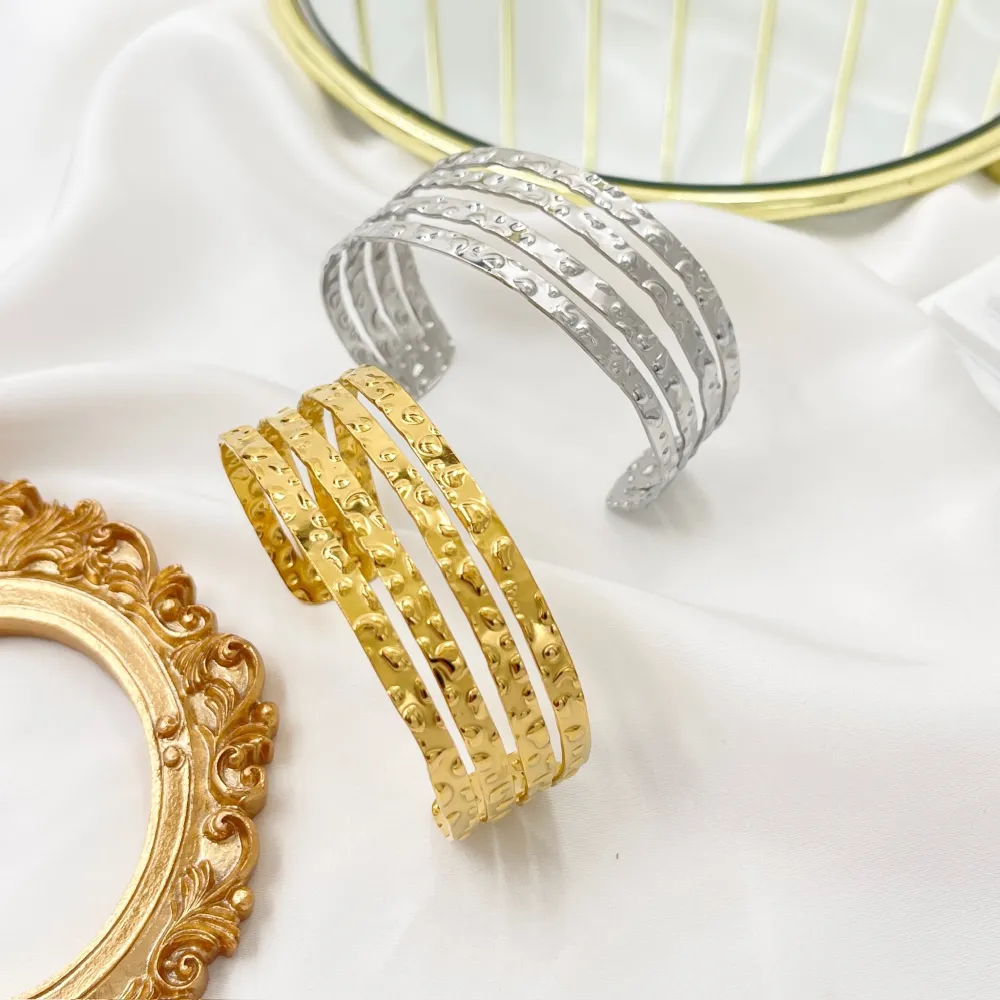 Multifilo -Bracciale Rigido in Acciaio - BAR-413-6704