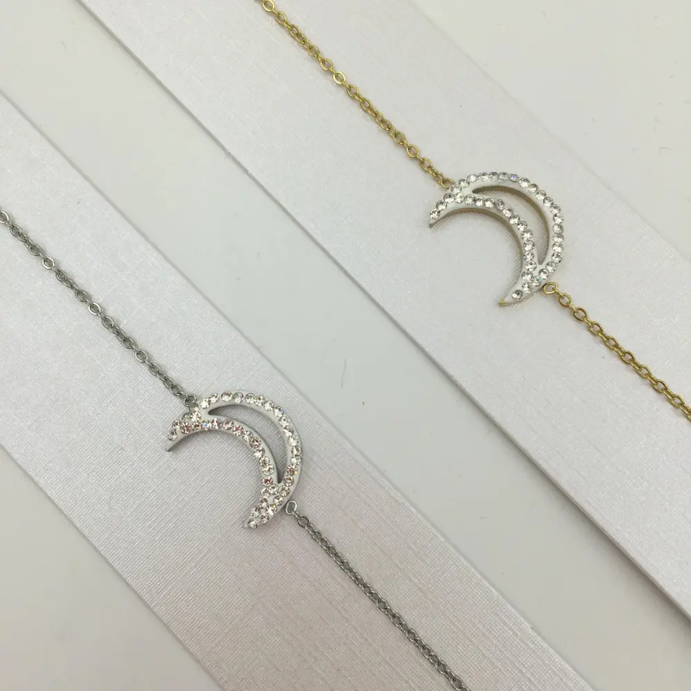 BAS- Luna 4613 - Bracciale in Acciaio con Chiusura - BAS- Luna 4613 - Bracciale in Acciaio con Chiusura