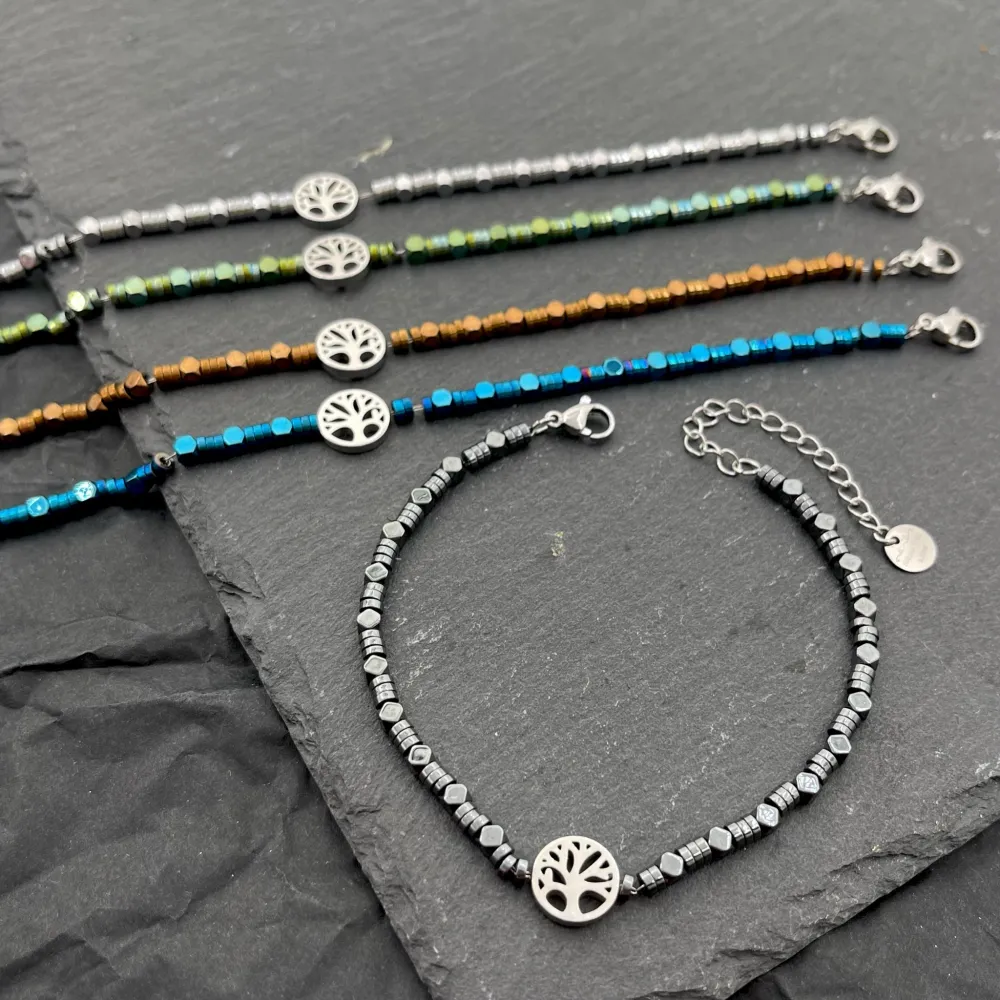 Albero della Vita-Bracciale in Acciaio da Uomo - BAU-103-AA2516B 4mm