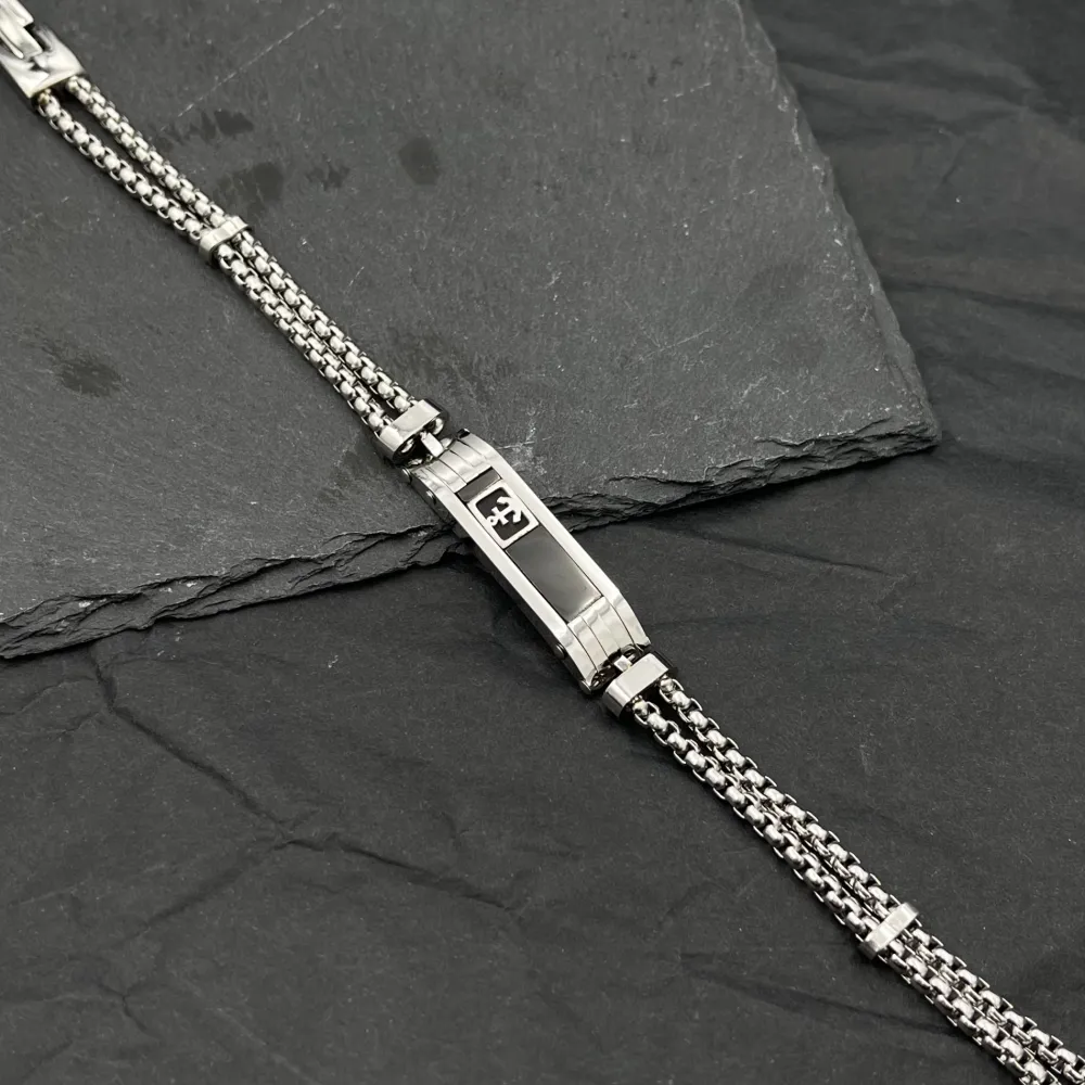 Àncora-Bracciale Uomo in Acciaio - BAU-208-290