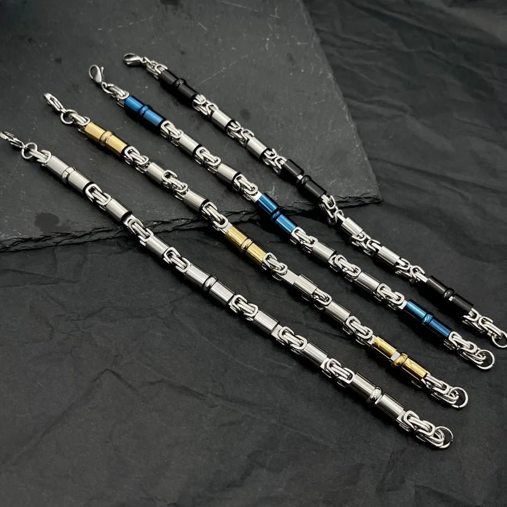 Catena-Bracciale Uomo in Acciaio - BAU-208-298-1