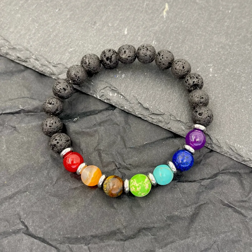 Pallina Semplice 8mm-Bracciale Elastico in Acciaio da Uomo - BAU-480-R29 8mm