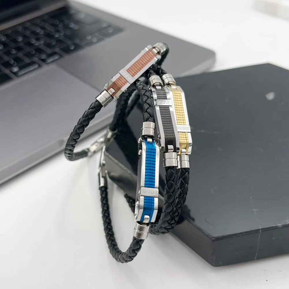 Barretta -Bracciale in Acciaio da Uomo - BAU-600-B154 (Acciaio)