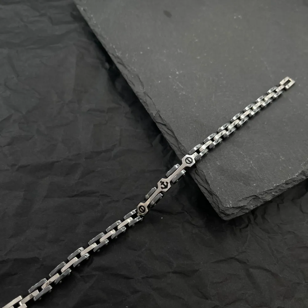 Àncora-Bracciale Uomo in Acciaio - BAU-600-B158S