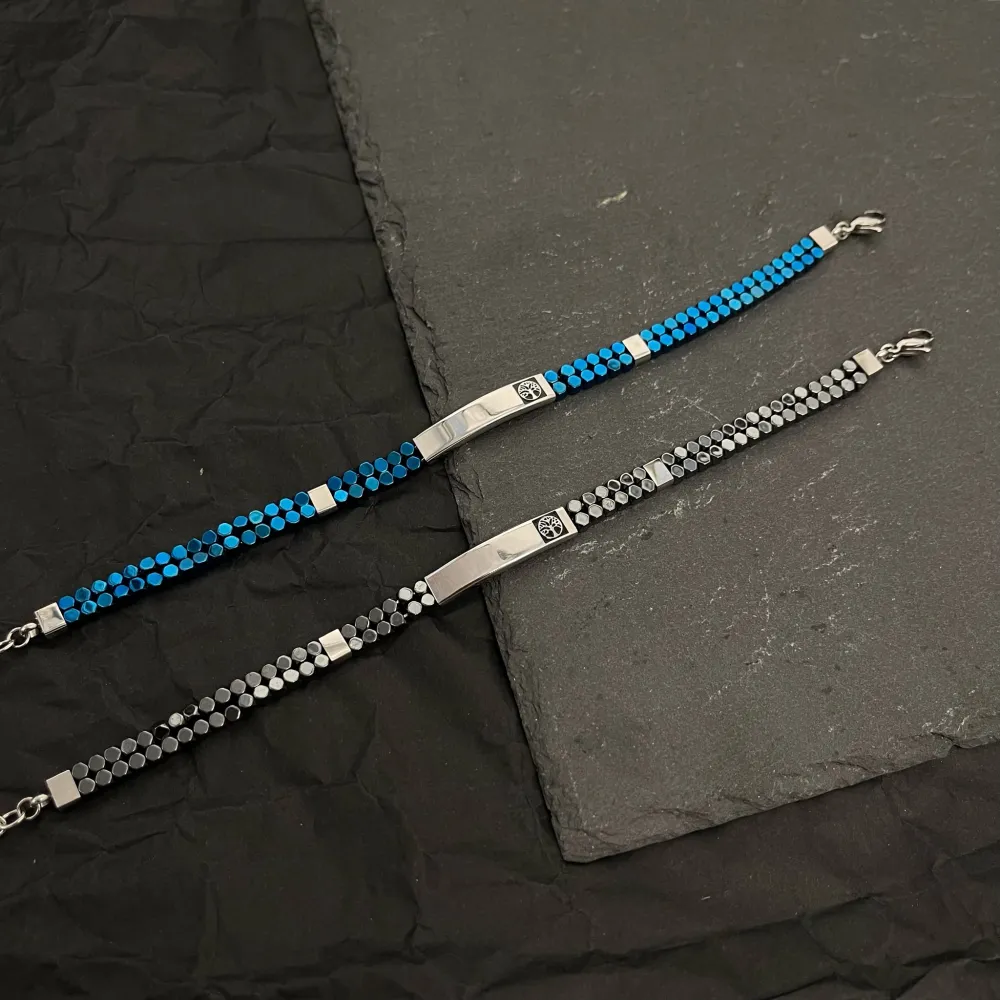 Albero della Vita -Bracciale in Acciaio da Uomo - BAU-600-BMB30029-28 (MIX)