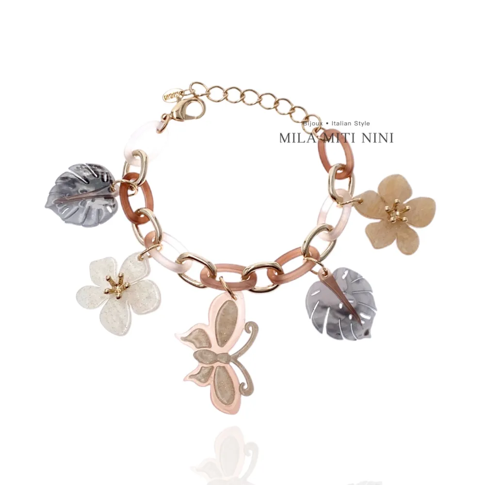 Farfalla Foglia-Bracciale Moda - BMM-1998