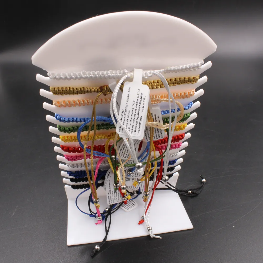 BPA-Fiore della Vita  4711- 12Pz Bracciali Regolabili in Acciai - BPA-191-33