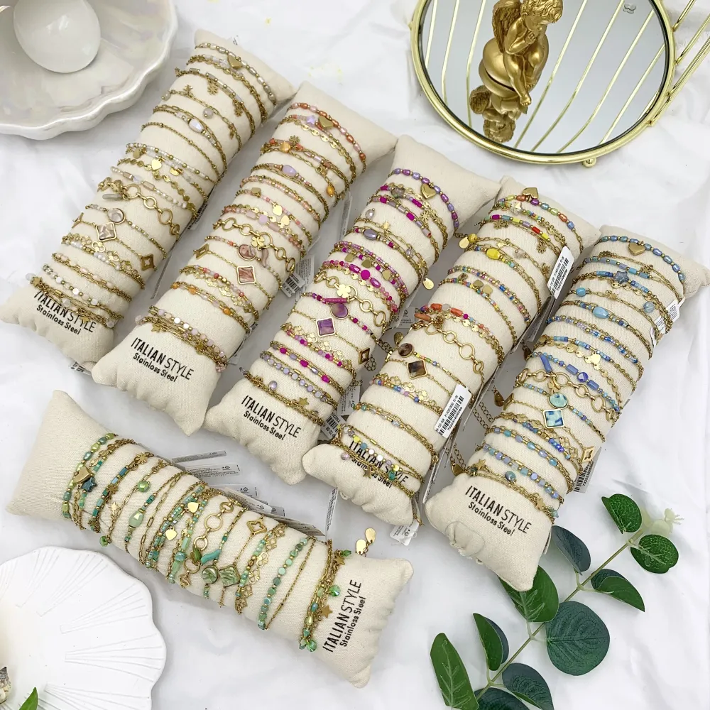 Mix Soggetti-15pz Bracciali in Acciaio - BPA-732-208