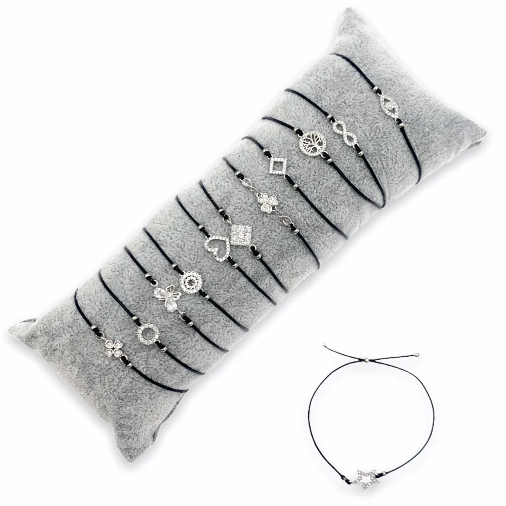 [BPM176-160-Mix Soggetti- 12 Pz Bracciali Regolabili] 12pz Bracciali+Cuscino in Omaggio - BPM176-160-Mix Soggetti- 12 Pz Bracciali Regolabili