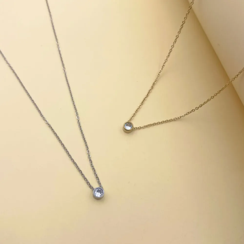 Punto Luce-Collana Corta in Acciaio - CAC-103-AA121N