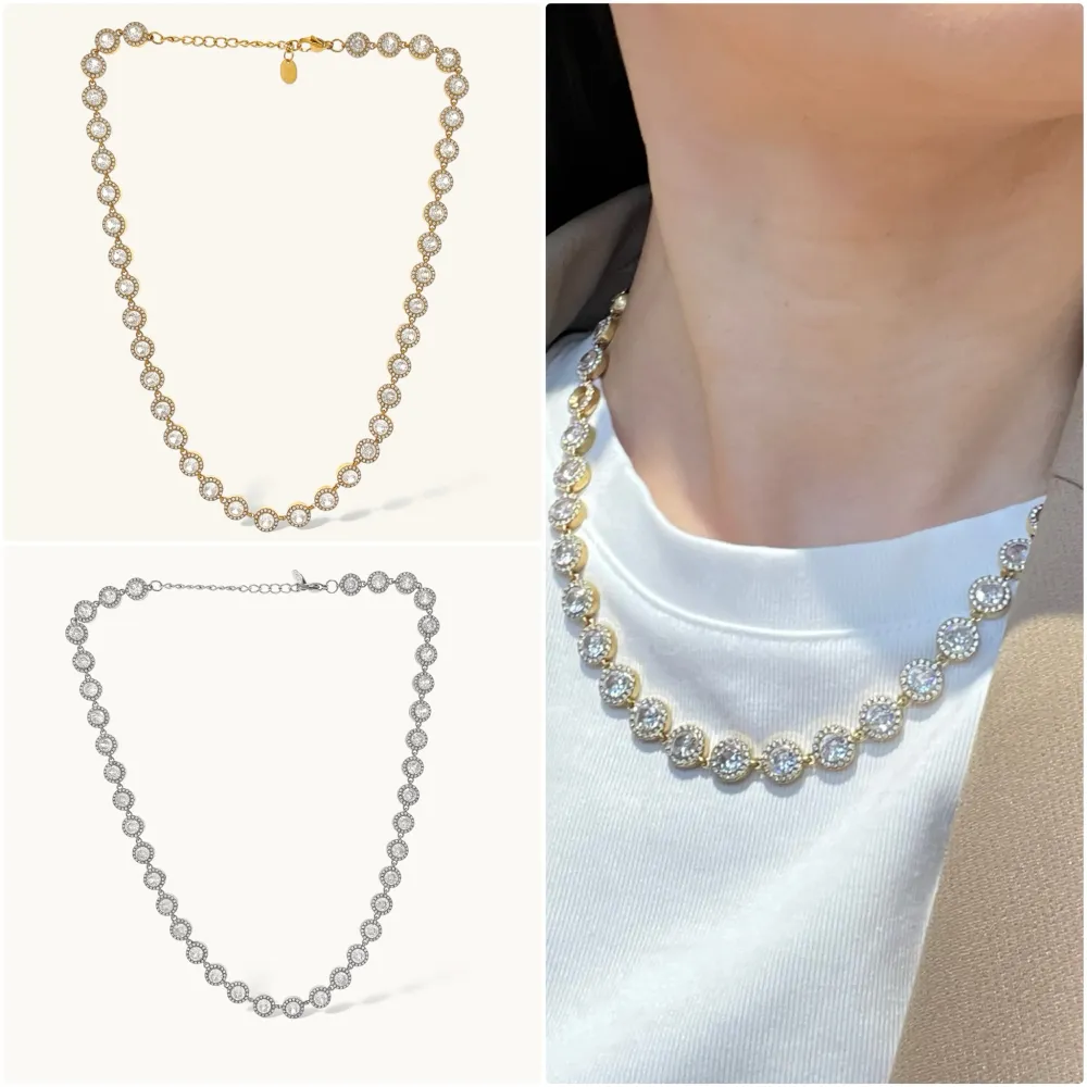 Cipollina-Collana Corta in Acciaio - CAC-103-AA4207N 40+5cm (Argento)