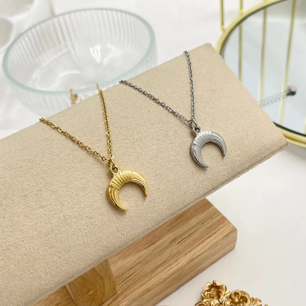 Cornino-Collana Corta in Acciaio - CAC-103-AA4430N