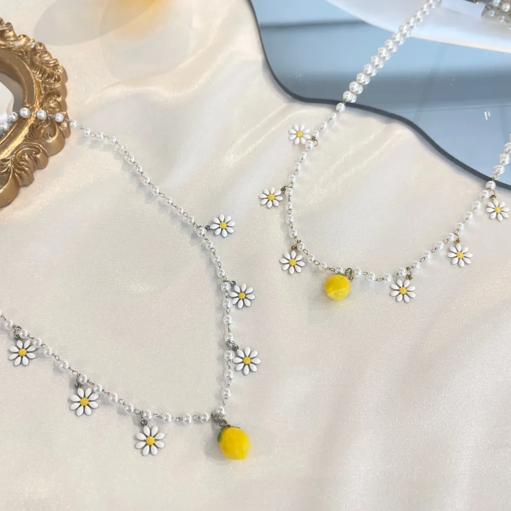 Limone Margherita -Collana Corta in Acciaio - CAC-103-AA5394N