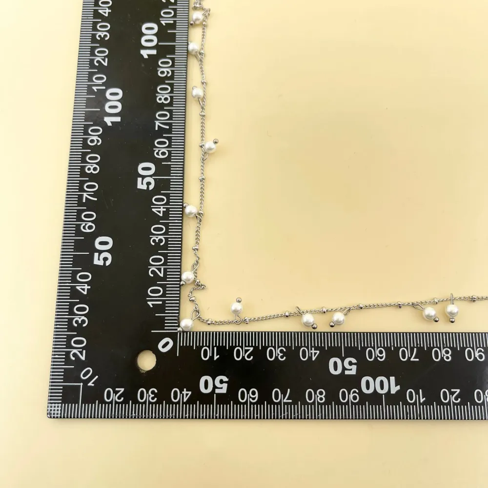 Perla Pendente-Collana Corta in Acciaio - CAC-176-451