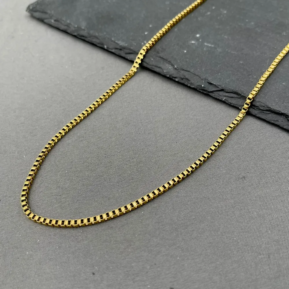 Catena 2.4mm -50cm-Collana Corta in Acciaio - CAC-208-250-251