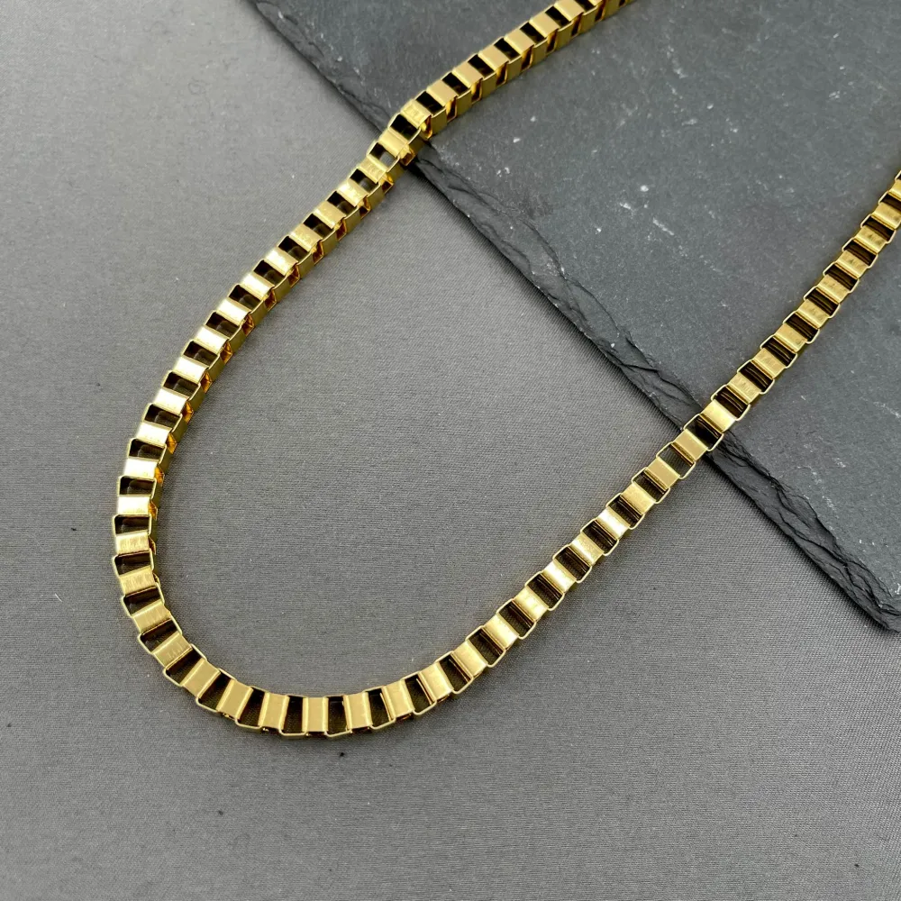 Catena 3.6mm -50cm-Collana Corta in Acciaio - CAC-208-252-253