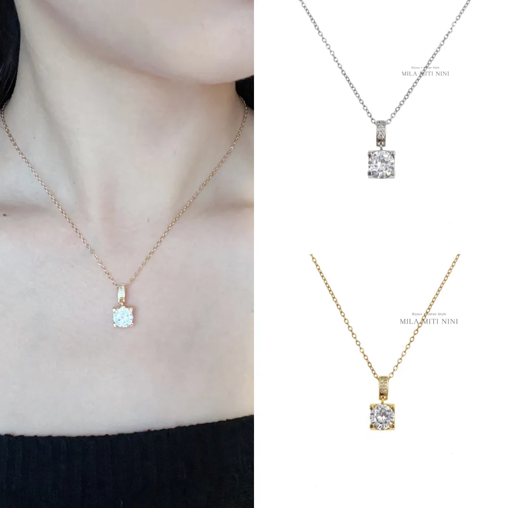 P.Luce 8mm-Collana Corta in Acciaio - CAC-413-01