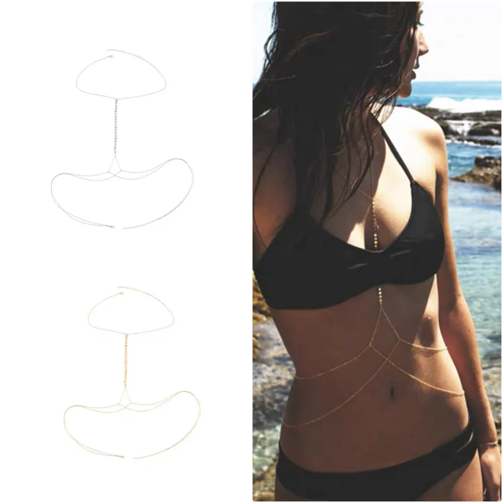 Semplice Pallina-Catena da Corpo/Bikini in Acciaio - CAC-413-021