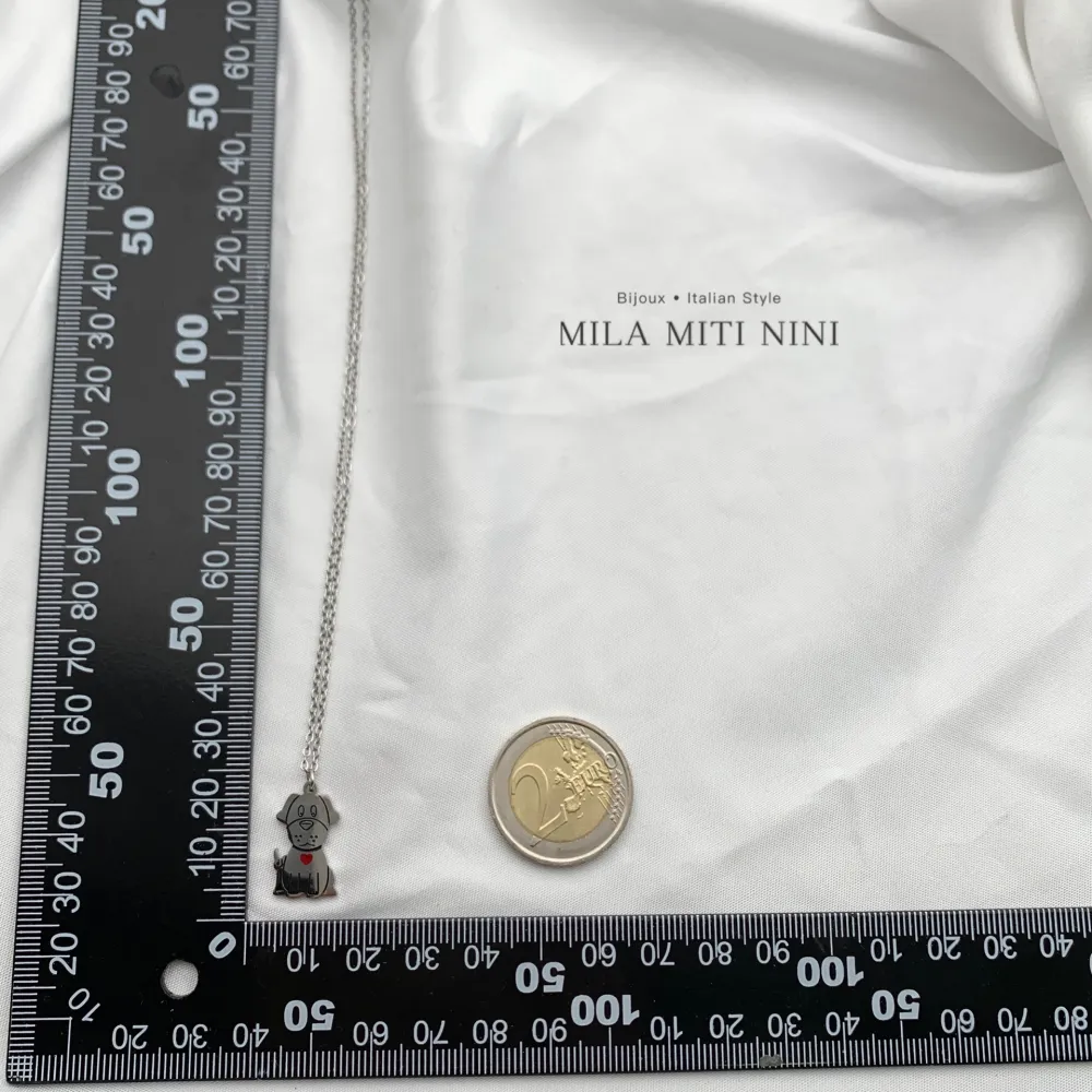 Cane Smaltato-Collana Corta in Acciaio - CAC-413-1601