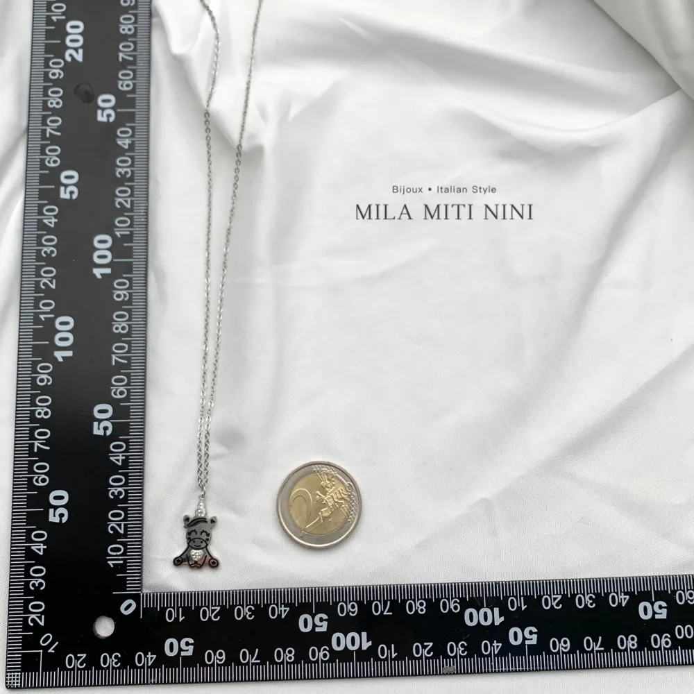 Unicrono Smaltato con Strass-Collana Corta in Acciaio - CAC-413-1618