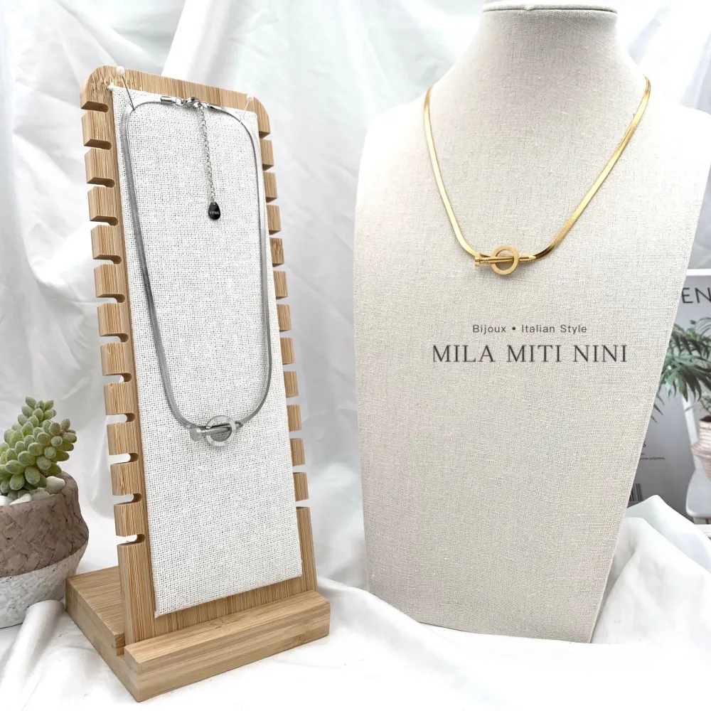 Cerchio con Chiodo -Collana Corta in Acciaio - CAC-413-2131