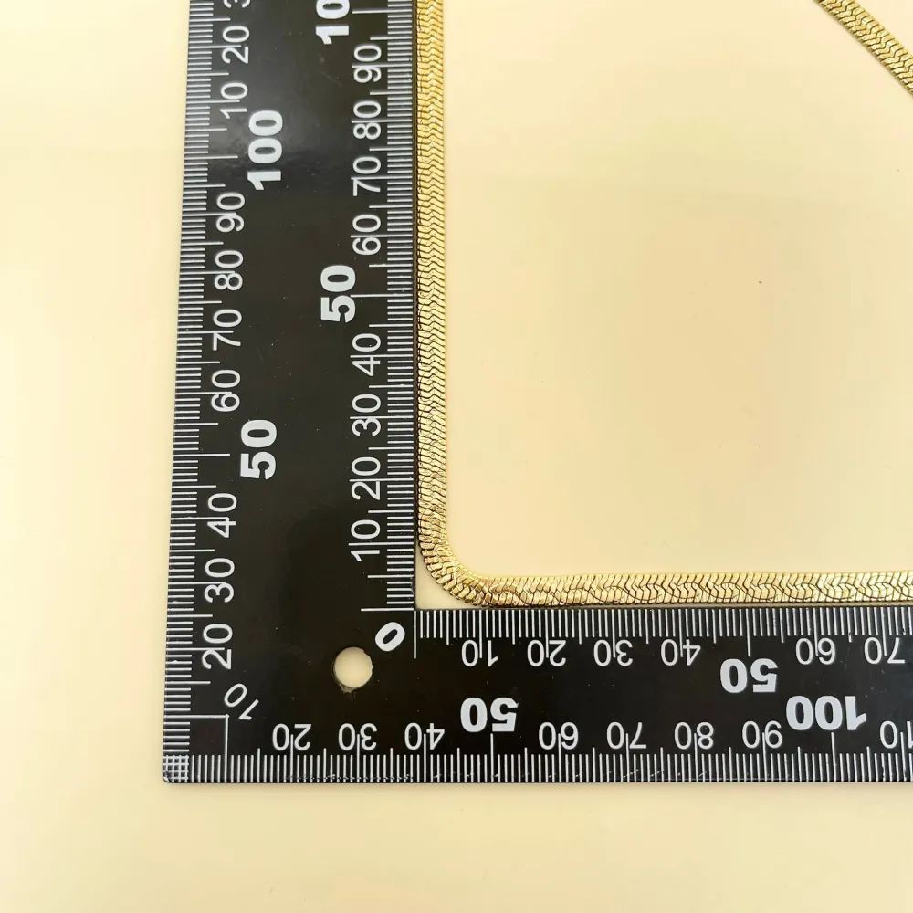 Fascia -Collana Corta in Acciaio - CAC-413-2159 (Argento)