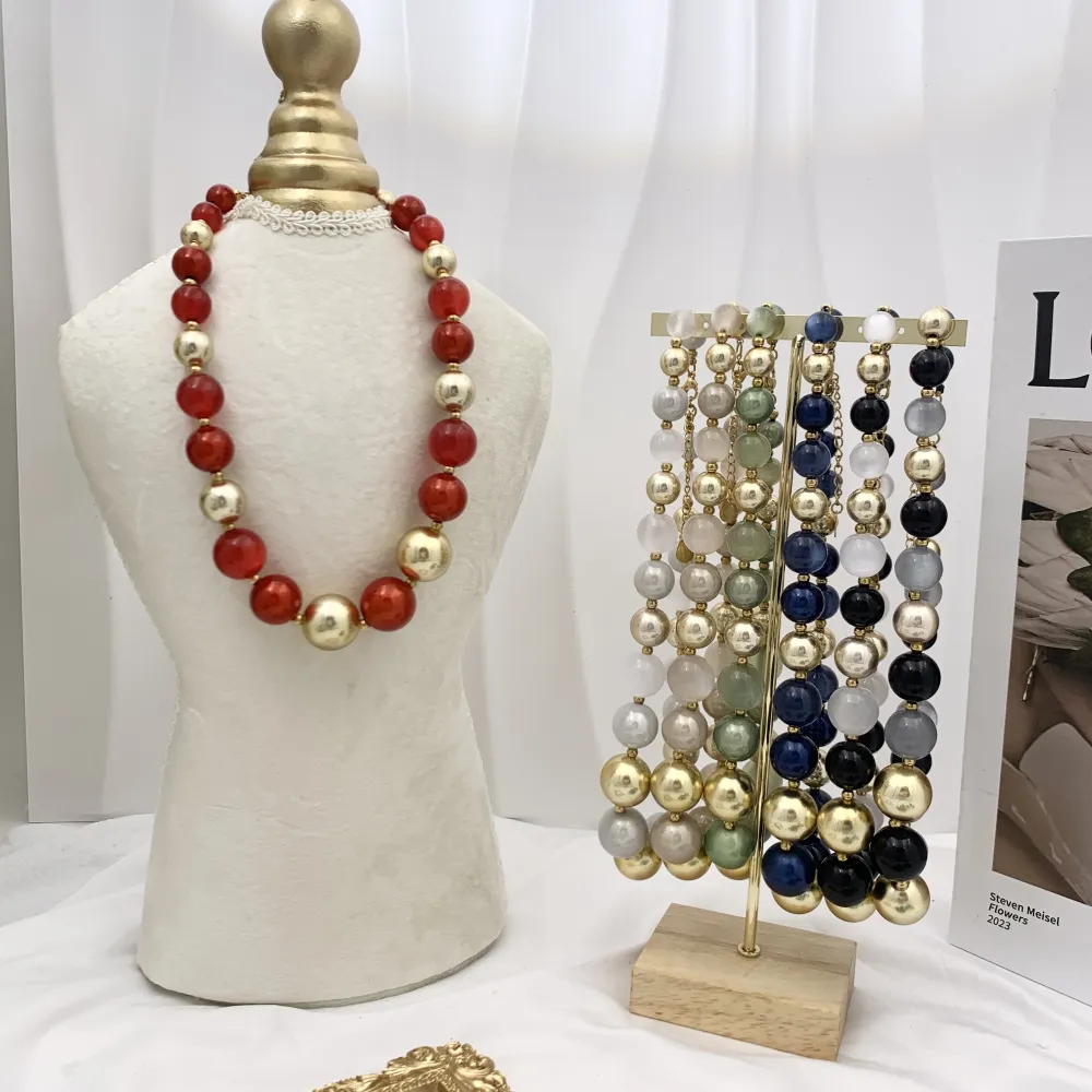 Pallina-Collana Corta in Acciaio - CAC-732-279