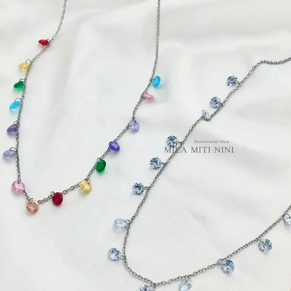 P.Luce Zirconia-Collana Corta in Acciaio - CAC103-AA62N