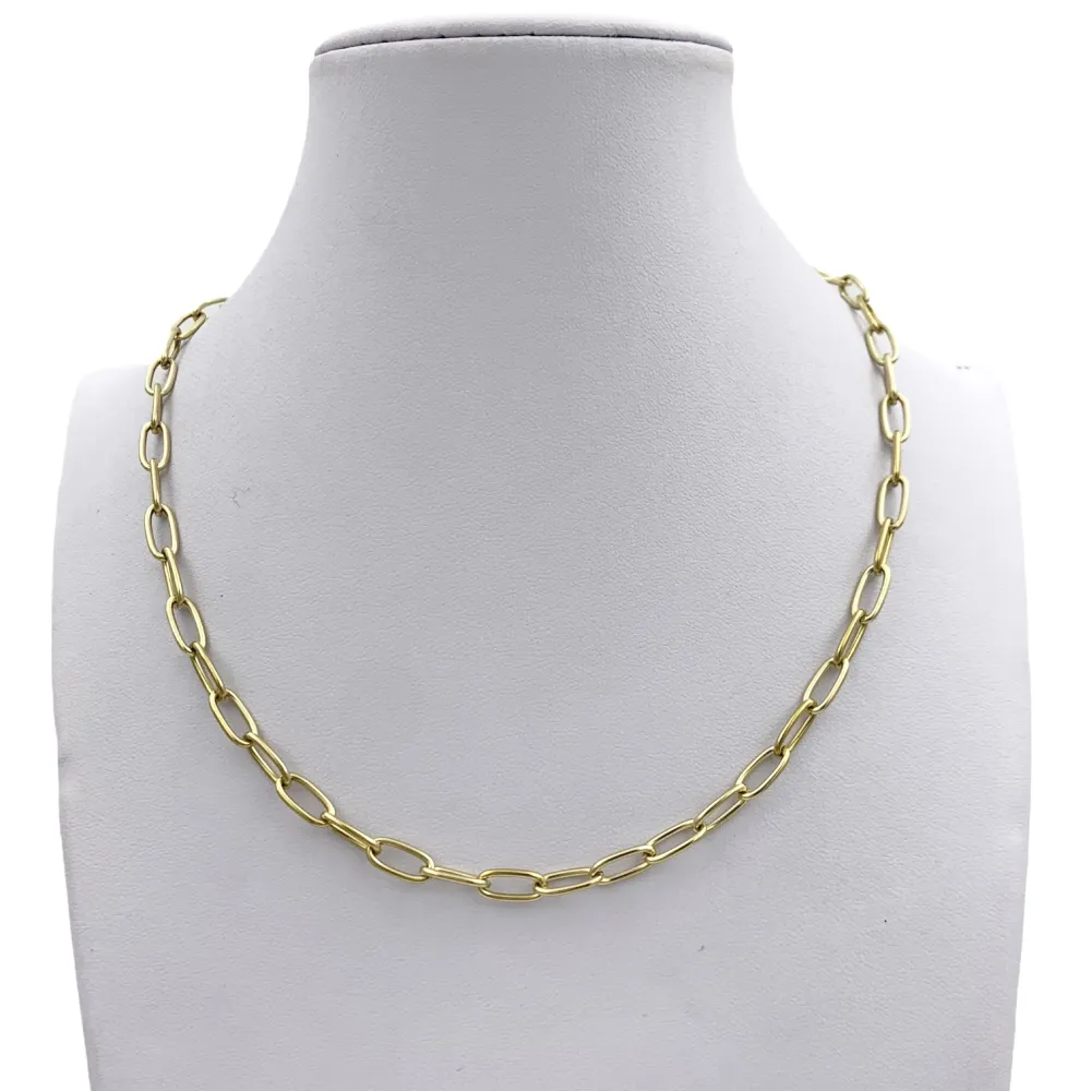 CAC64455-Catena Love - Collana Corta in Acciaio - CAC104-203 (Argento)