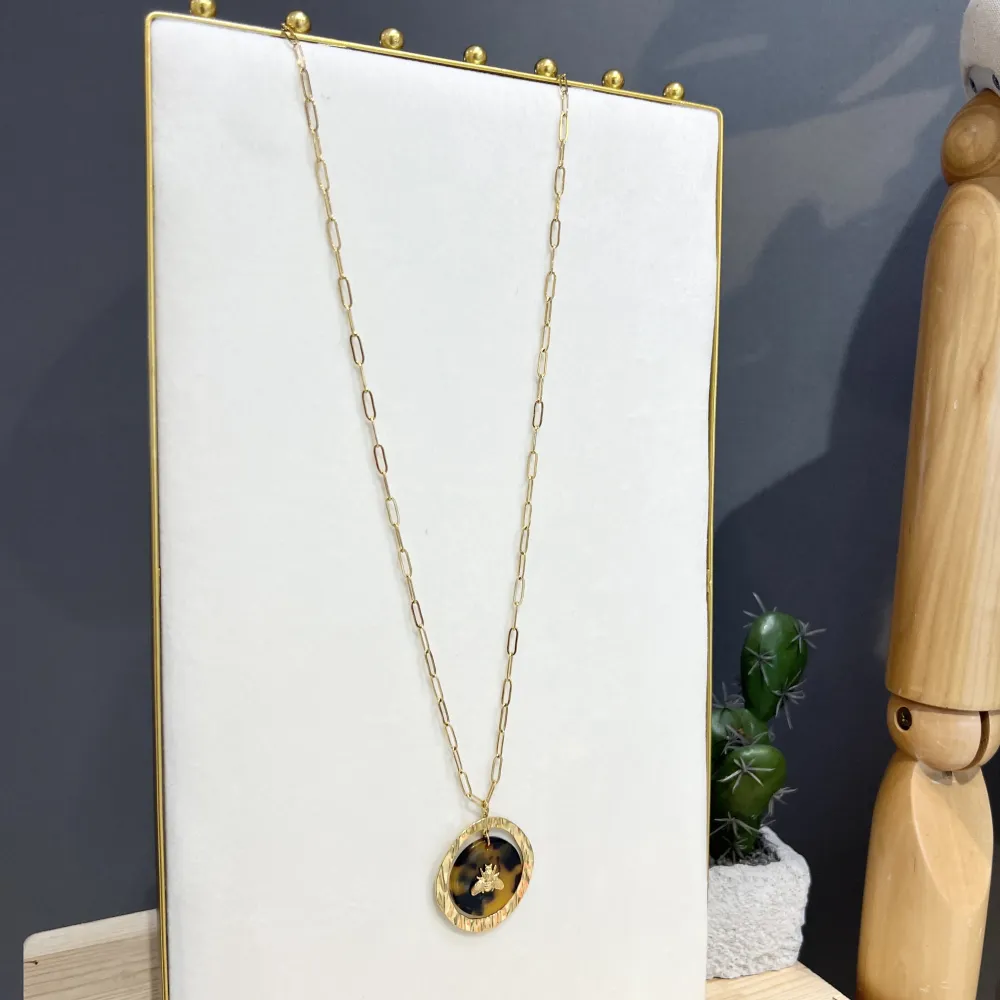 [CAL-759-65] Ape-Collana Lunga  in Acciaio - CAL-759-65