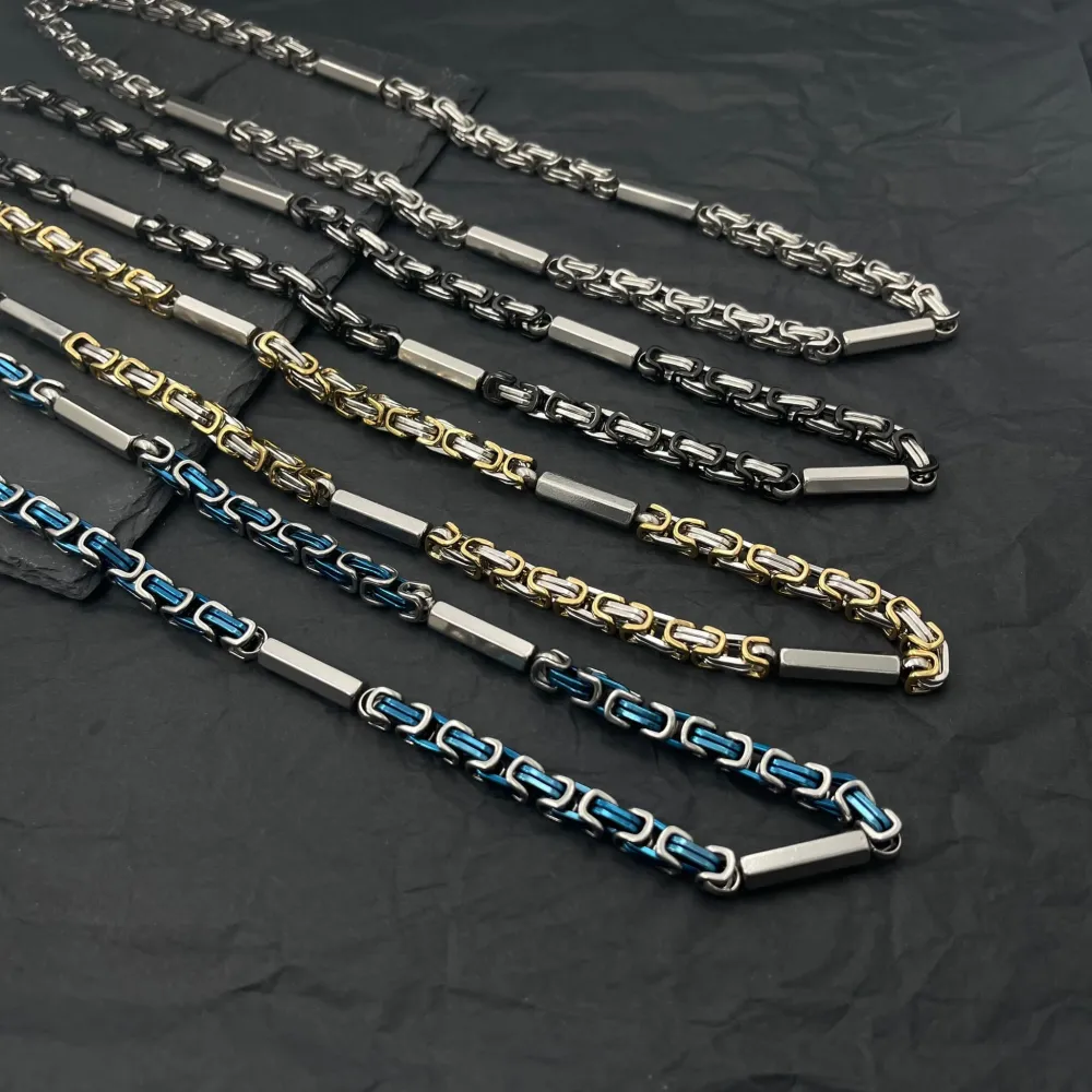 Catena Grossa-Collana in Acciaio da Uomo - CAU-208-299 (Acciaio)