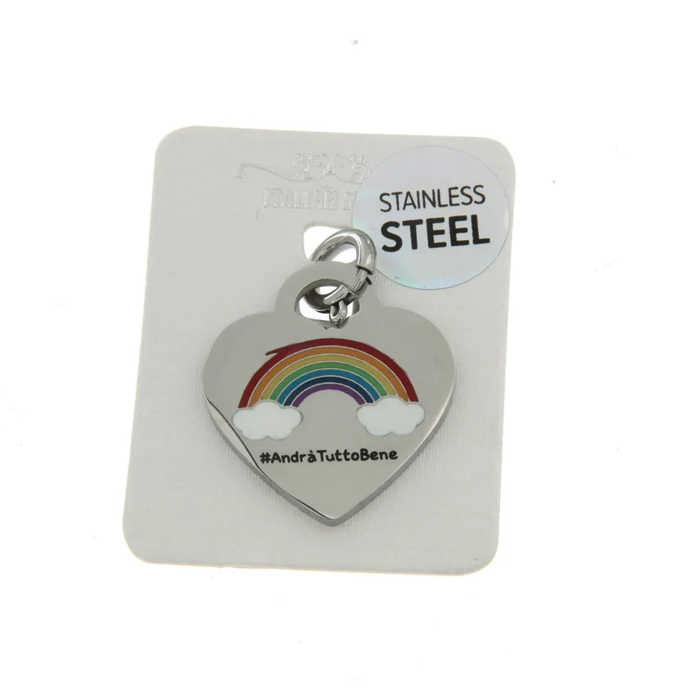 [CIO-Arcobaleno5482 - Ciondolo in Acciaio] CIO-Arcobaleno5482 - Ciondolo in Acciaio - CIO-Arcobaleno5482 - Ciondolo in Acciaio