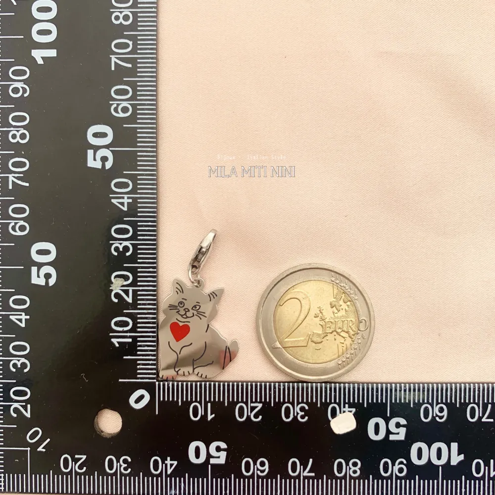 CIO413-103-Gatto-Ciondolo in Acciaio - CIO413-103-Gatto-Ciondolo in Acciaio