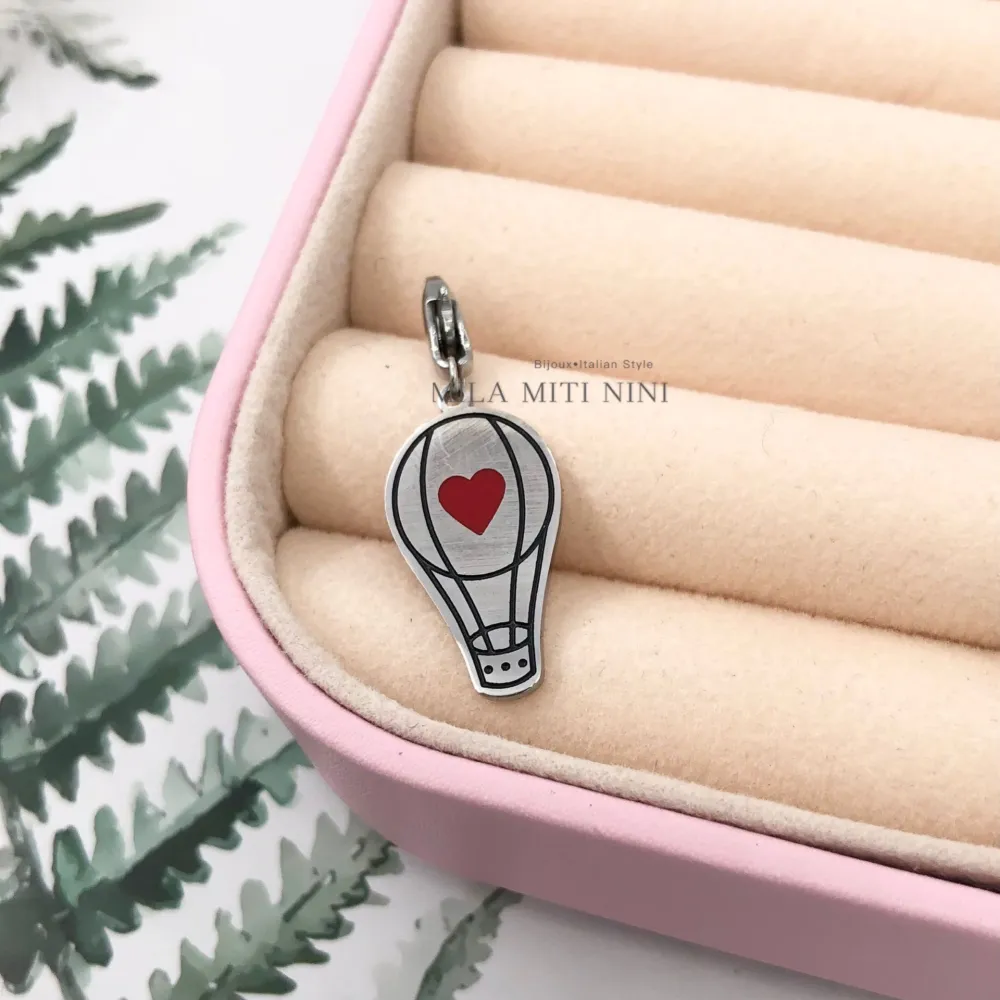 Mongolfiera-Ciondolo in Acciaio - CIO413-109