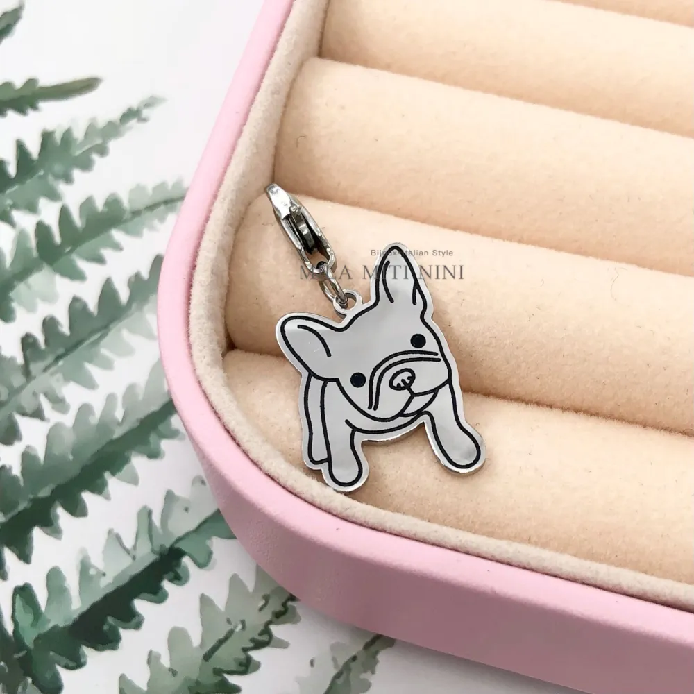 Cane-Ciondolo in Acciaio - CIO413-114